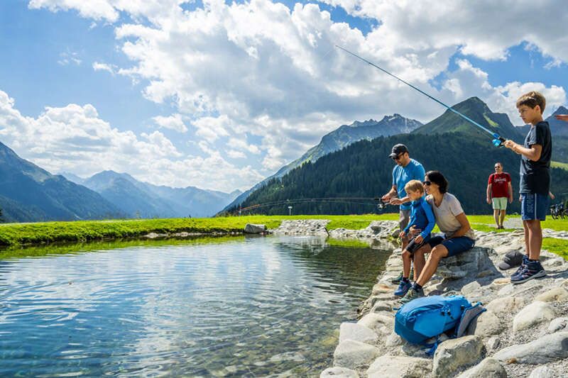 Fischen mit der Familie